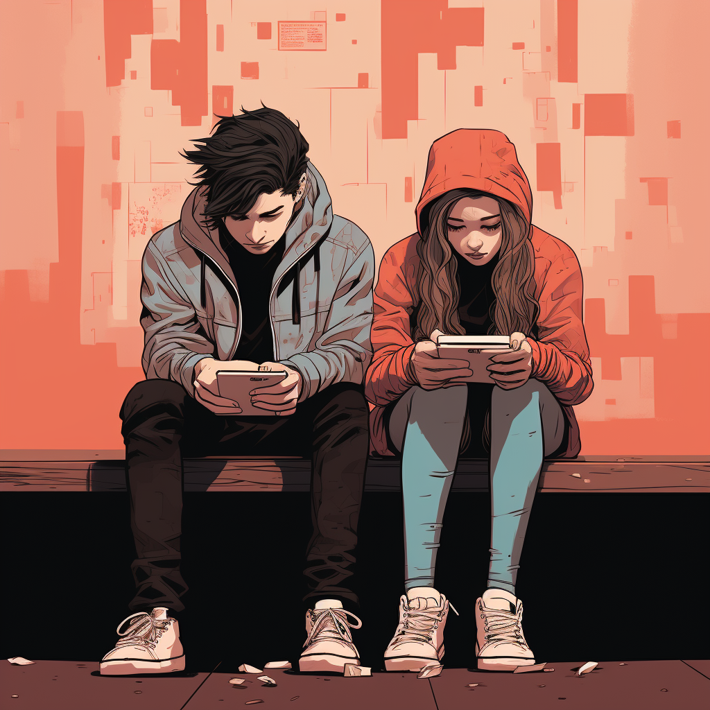 sad teenagers